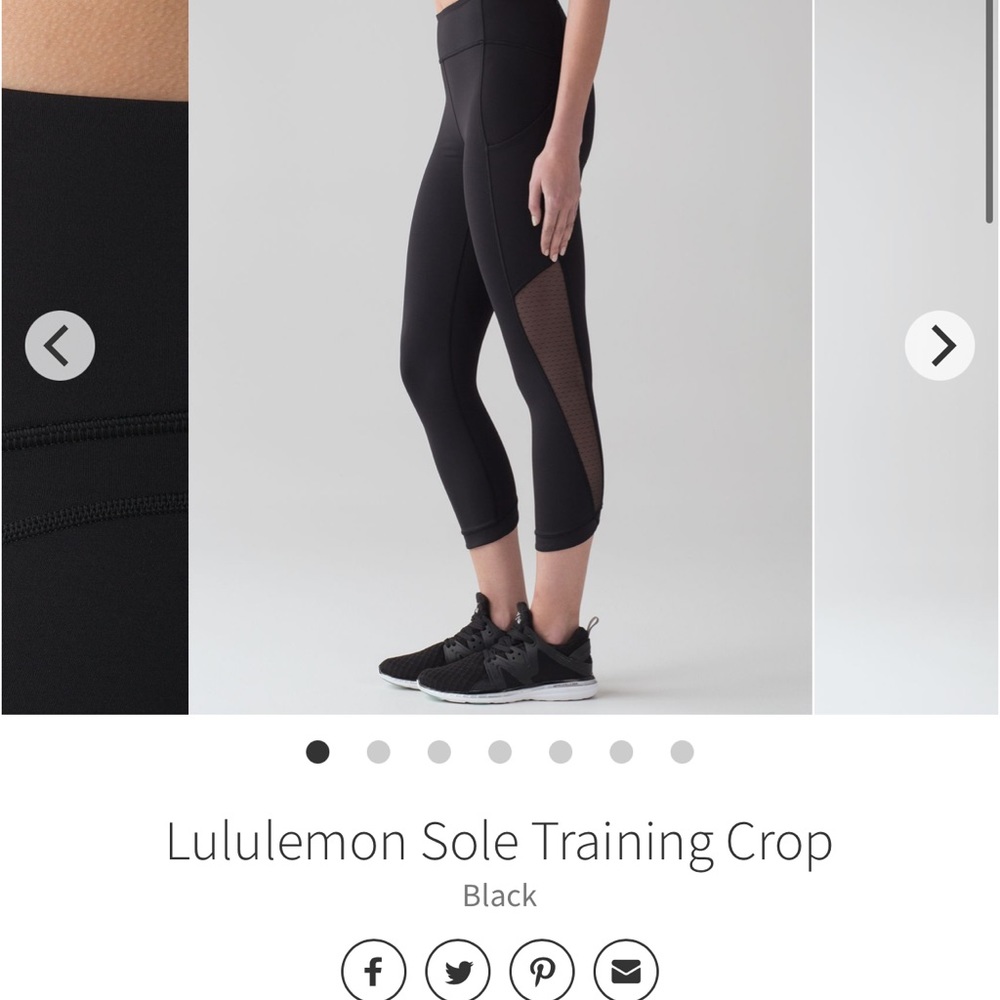 Lululemon Sole Training Crop